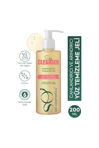Soi Cosmetics Aloe Vera Ekstract Soi Pure Cleanser 200 ML
