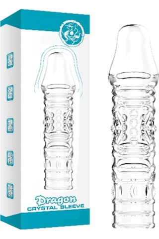 Hızlı Express Baile Dragon Delay Sleeve 15 Cm Süper Kalite Silikon Penis Kılıfı