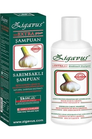 Zigavus Yoğun Saç Dökülmelerine Karşı Extra Plus Sarımsaklı Şampuan 150 ML