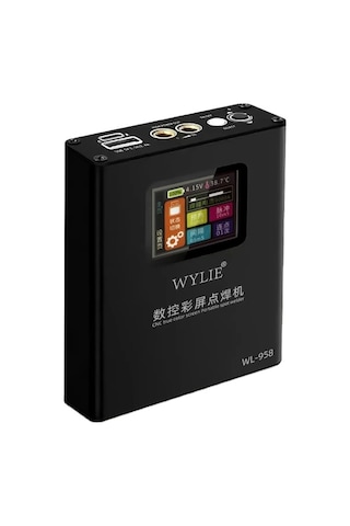 Wylıe Wl-958 Pil Punta Kaynak Makinesi Güç Ayarlı Şarjlı Taşınabilir Usb 5v/2.4a Renkli Ekran Pil Punta Makinesi 5000ma