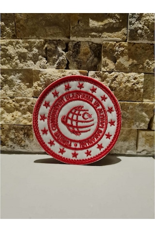 Ulaştırma ve Altyapı Bakanlığı - Patch Peç Arma Nakış Işleme Kırmızı - Beyaz