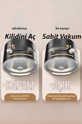 Vakumlu Manyetik Taşınabilir Çok Amaçlı Araç Telefon Tutucu Adt-03 Siyah