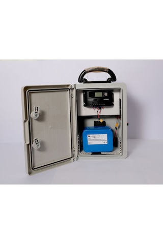 Elektrikli Çit 18a Lifepo Set-7 Domuz Ayı Kovucu 50 Watt Panel 1000mt Örgü 200 Ad. Demir İzolatör