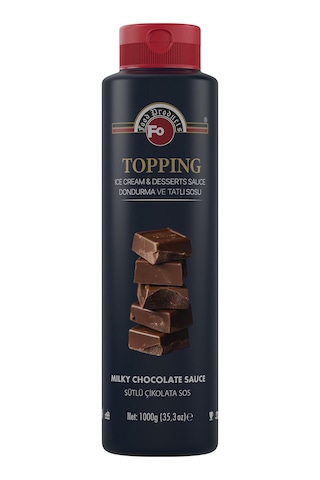 Sütlü Çikolatalı Topping Dondurma Sosu 1 Kg