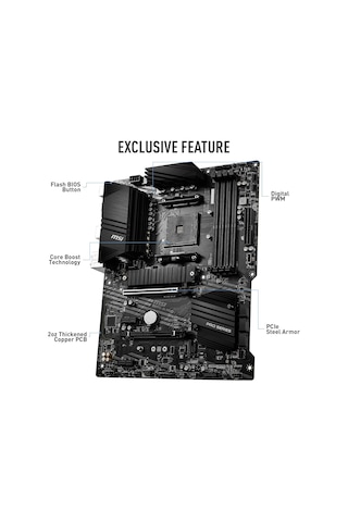 Msı B550-a Pro Amd Am4 Ddr4 Atx Anakart