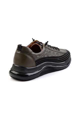 Bambi Haki Hakiki Deri Erkek Sneaker E01018240203 Haki