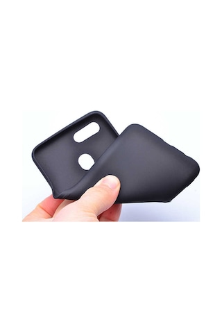 Noktaks - Oppo Ax7 Uyumlu - Kılıf Mat Soft Esnek Premier Silikon Kapak - T7086 - Saks Mavi Saks Mavi