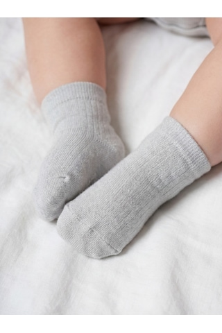 Babycosy Organic Wear Premium %100 Organik,6 Lı Bebek Çorap Doğal Ton,pamuklu,yenidoğan Çorap,0-24 Ay Çok Renkli