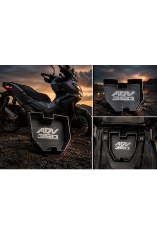 Honda Adv 350 Uyumlu Depo Kapak Altı Torpido Bagajı 2022-2025 Ekstra Saklama Alanı, Kolay Montaj Siyah Beyaz