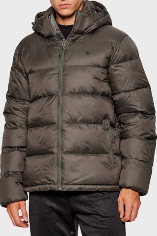 Calvin Klein Erkek Mont Lv04rc518g Par Haki Haki