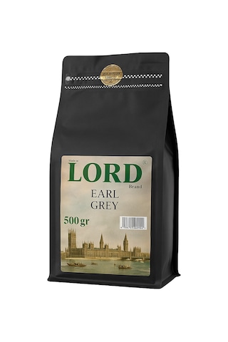 Earl Grey Lord Çayı Bergamotlu, Aromatik Siyah Çay 500 G