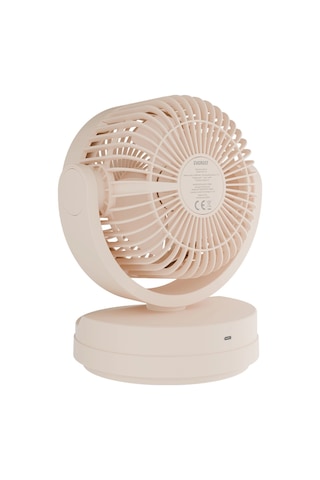 Everest Efn-509, Krem, 3 Kademeli Hız, 17,5cm 3 Kanat Pervane Ve Çerçeve, Masaüstü, Usb Vantilatör