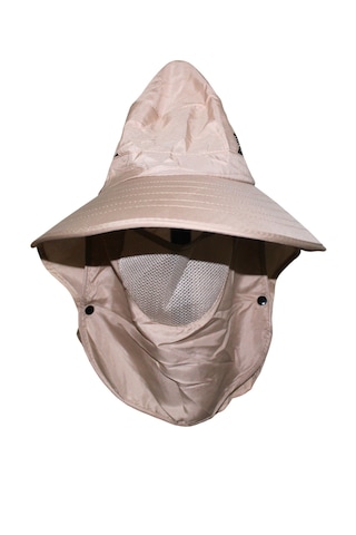 Outdoorun Koruyucu Krem Şapka Uv Güneş Koruyucu, Çıkarılabilir Yüz Ve Ense Koruması
