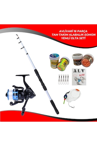Avlivari Travel 270 Cm 50-100 Gr Olta Kamışı - Avlivari Ecco 3000 Spin Olta Makinası Tam Takım Kıyı Profesyonel Alabalık-somon Olta Seti-9630