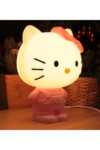 Hello Kitty Gece Lambası Ve Masa Lambası