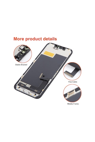 Apple Uyumlu iPhone 13 Mini İçin Rj Hücre İçi Lcd Ekran