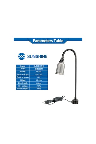 Sunshine Ss-804 Mıknatıslı Masa Üstü Lamba
