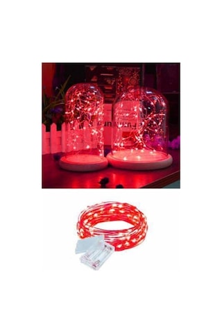 Peri Led 3 Metre Kırmızı Renk Dekoratif Aydınlatma Kırmızı