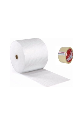 Balonlu Naylon 50 Cm X 50 Metre Ambalaj Naylonu Patpat Vege Koli Bandı