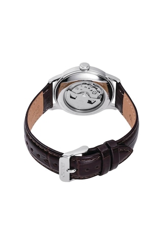Orient Kurmalı Otomatik Deri Kahverengi Kristal Cam 38 Mm Erkek Kol Saati