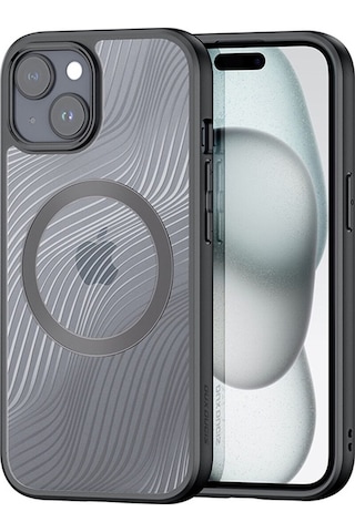 Dux Ducis Apple Uyumlu iPhone 15 Aimo Magsafe Premium Buzlu Sert Pc-tpu Kılıf