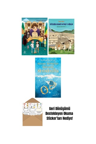 Efes Perileri Efsanevi Yerler Serisi 3 + Hititlerin Başkenti Hattuşa Yı Görelim Eğlenceli Tarih Serisi 3 + Sana Sevgim Bitmiş Mustafa