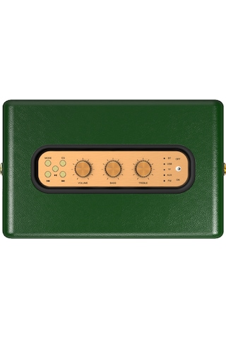 Linktech M407 Premium Retro 50 W Bluetooth Hoparlör + 2 Adet Mikrofon