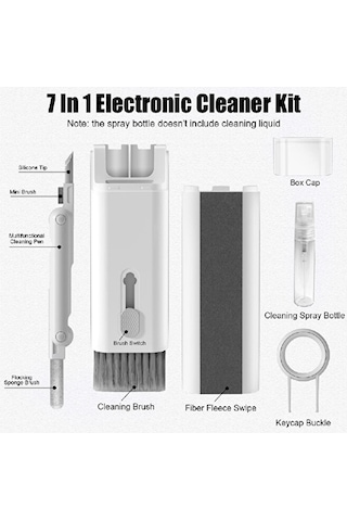 7in1 Bilgisayar, Laptop, Klavye, Telefon, Kulaklık Airpod Temizle