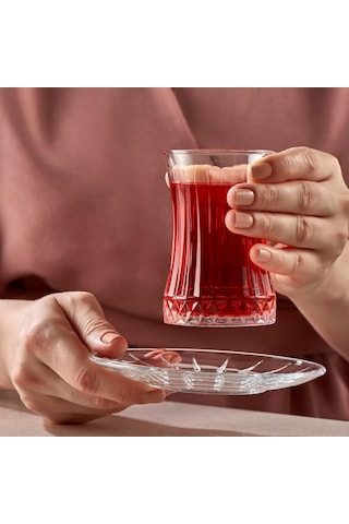 Paşabahçe Elysıa Çay Bardağı 170 Cc 6 Pencerelı Hediyelik Kutu Sku: Smg8690010170224