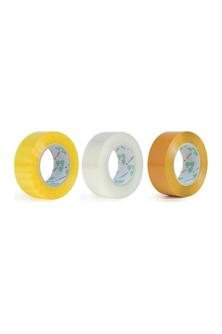 Willowhaven 45mmx100m Şeffaf Sarı Blokaj Bandı Ekspres Paketleme Sızdırmazlık Bandı Diğer