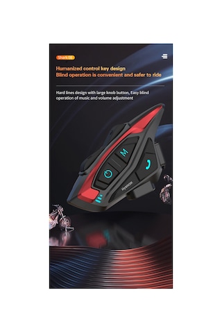 Shark-08 Motosiklet Kaskı Bluetooth Kulaklık 8 Kişi Grup Bağlantılı İnterkom Kask Kulaklığı Motorcycle Helmet Bluetooth Headset İntercom