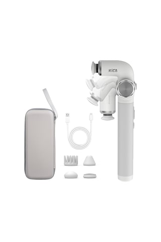 Evo Mini Katlanabilir Masaj Tabancası - 90 Dönebilir, 5 Aparat, 11 Saat Pil, Kademesiz Olarak Ayarlanabilir, Sırt, Boyun Ve Vücut İçin Kas Masajı