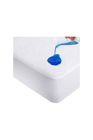 Rovigo Home Fitted Sıvı Geçirmez Havlu Yatak Alezi Beyaz