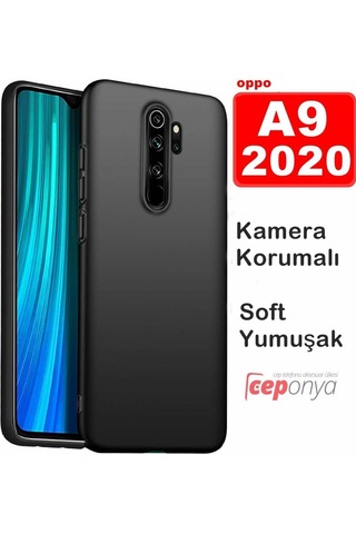 Oppo A9 2020 Kamera Korumali Mat Soft Esnek Kalite Silikon Kilif 409581796