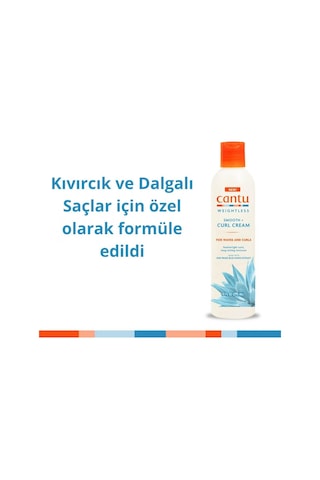 Cantu Weightless Ağırlaştırmayan Bukle Belirginleştirici Krem 295 ML