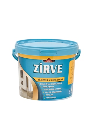 Zirve Silikonlu İpek Mat Temizlenebilir İç Cephe Boyası 3,5 Kg 3,5 Kg