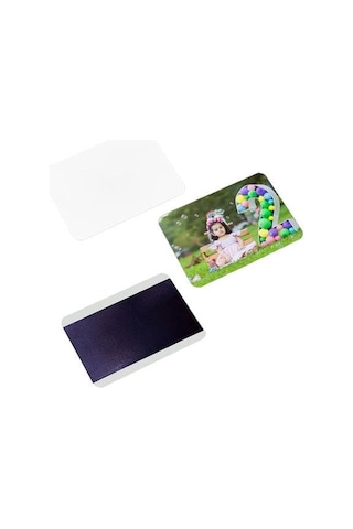 Sublimasyon Beyaz Metal Magnet 5x7 Cm