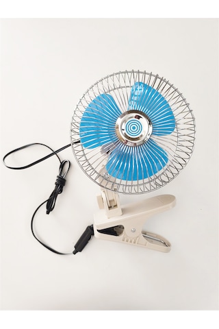 Oto Vantilatör 12 Volt 6 Inç Mandallı Çakmaklık Girişli 6400301