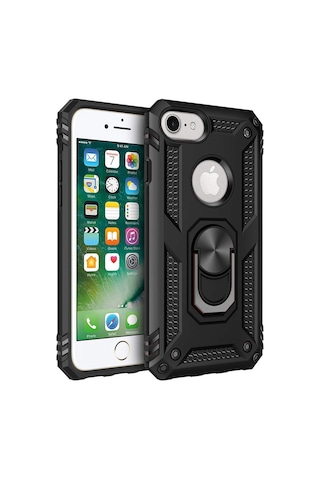 Apple Uyumlu iPhone 6 - 6S Kilif Zirhli Standli Miknatisli Tank Kapak 410453607