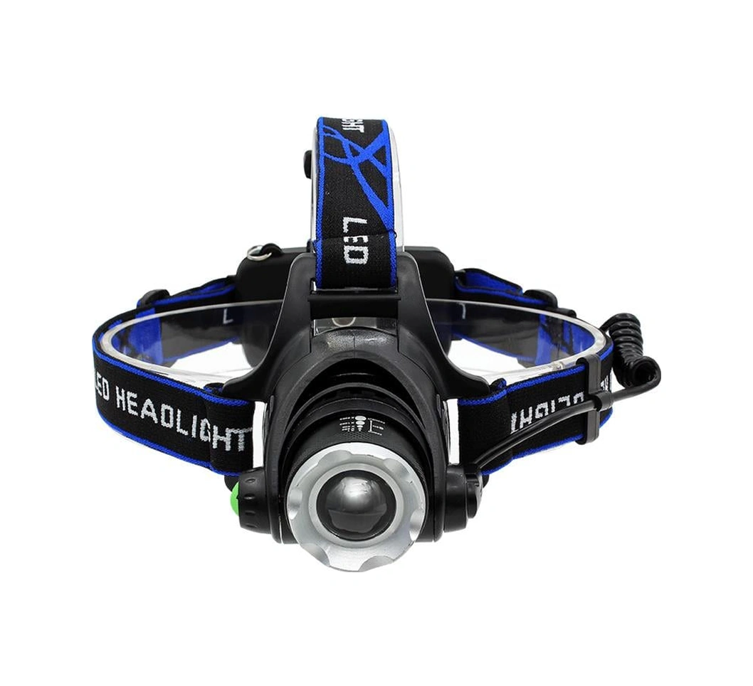 Powermaster Mx-19 Şarjlı Üç Modlu Kafa Lambası Feneri Işıldak Kamp Orman Doğa Yürüyüşü Işığı Beyaz