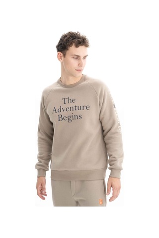 AR-MA Arma Erkek Yazı Baskılı Regular Fit Bisiklet Yaka Sweatshirt 001