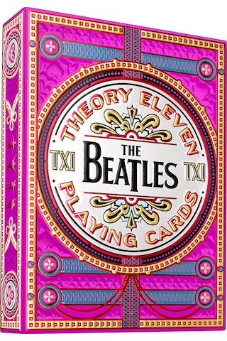Theory11 The Beatles Pink Oyun Kağıdı Kartı Kartları Destesi Koleksiyonluk