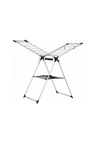 Tevalli T-Mt06 Kurudy Saloon Alüminyum Çamaşır Kurutmalık Gri