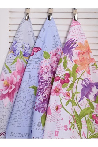 Kuz'kina Hatka 3 Parçalık Mutfak Havlusu Seti 224582758 Safir-mavisi