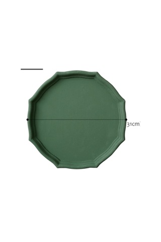 Soğuk Renkli Kurutulmuş Meyve Tepsileri Ahşap Servis Tepsi Gıda Su İçecek Plaka Düğün Tatlı Çanak Kozmetik Depolama Çatal Organizatör Depolama Tepsileri Yeşil Ahşap - Gri