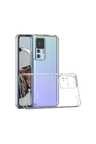 Xiaomi Mi 12T Pro Kilif Zore Coss Seffaf Sert Silikon Kilif 560863096