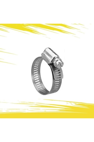 Hortum Kelepçesi Tork Ayarlı 13x19 Mm Paslanmaz Çelik Boru Metal Kelepçe Ayarlanabilir Klips 10 Adet