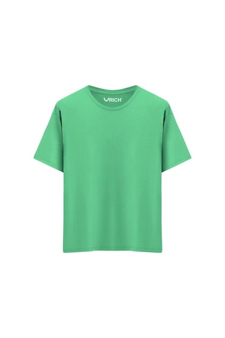 Rich Erkek 3 Lü Paket %100 Pamuk Oversize Tişört Basic Bisiklet Yaka Kısa Kollu T-shirt Yeşil
