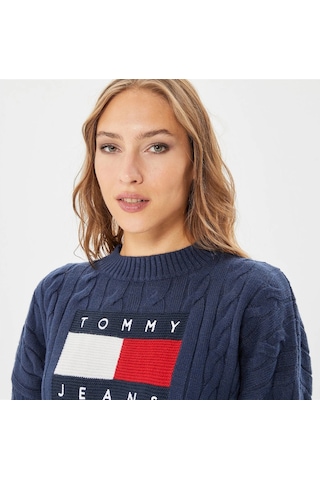Tommy Hilfiger Tommy Hılfıger Kadın Kazak Dw0dw14261-c87 Dw0dw14261-c87 Lacivert