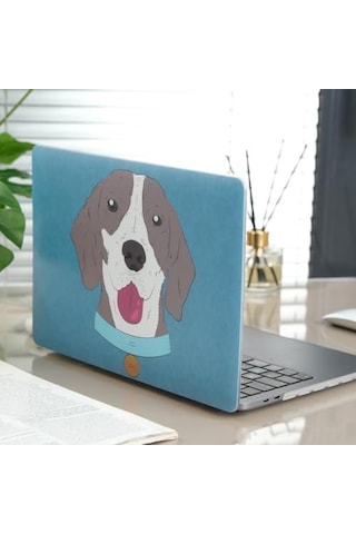 Apple Uyumlu MacBook Air Kılıf 13 İnç A1369 A1466 Uyumlu Sert Kapak Dog01 Tasarım İnce Hafif Darbe Önleyici Hard